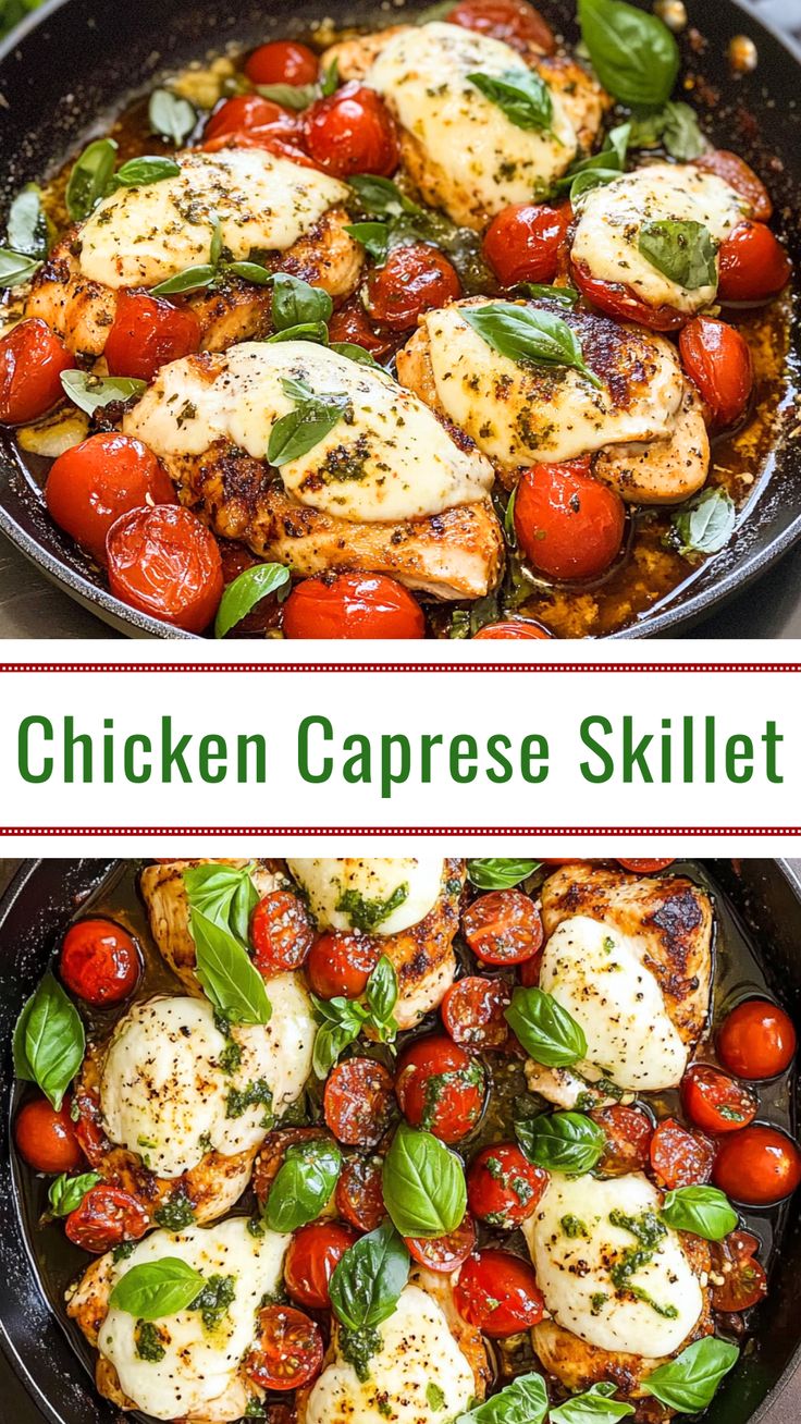One-Pan Caprese Chicken: Juicy, Flavorful & Minimal Cleanup